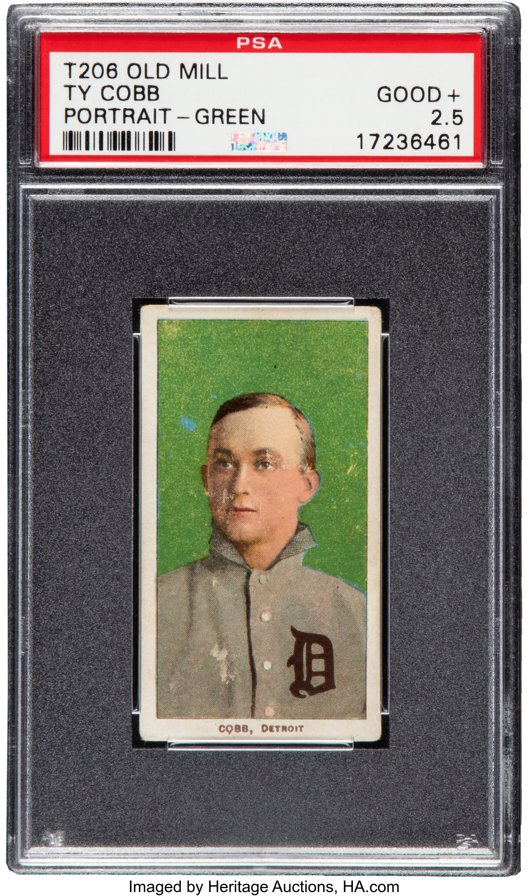 1909-11 Old Mill Ty Cobb on auction with Heritage Auctions - Sports  Collectors Digest