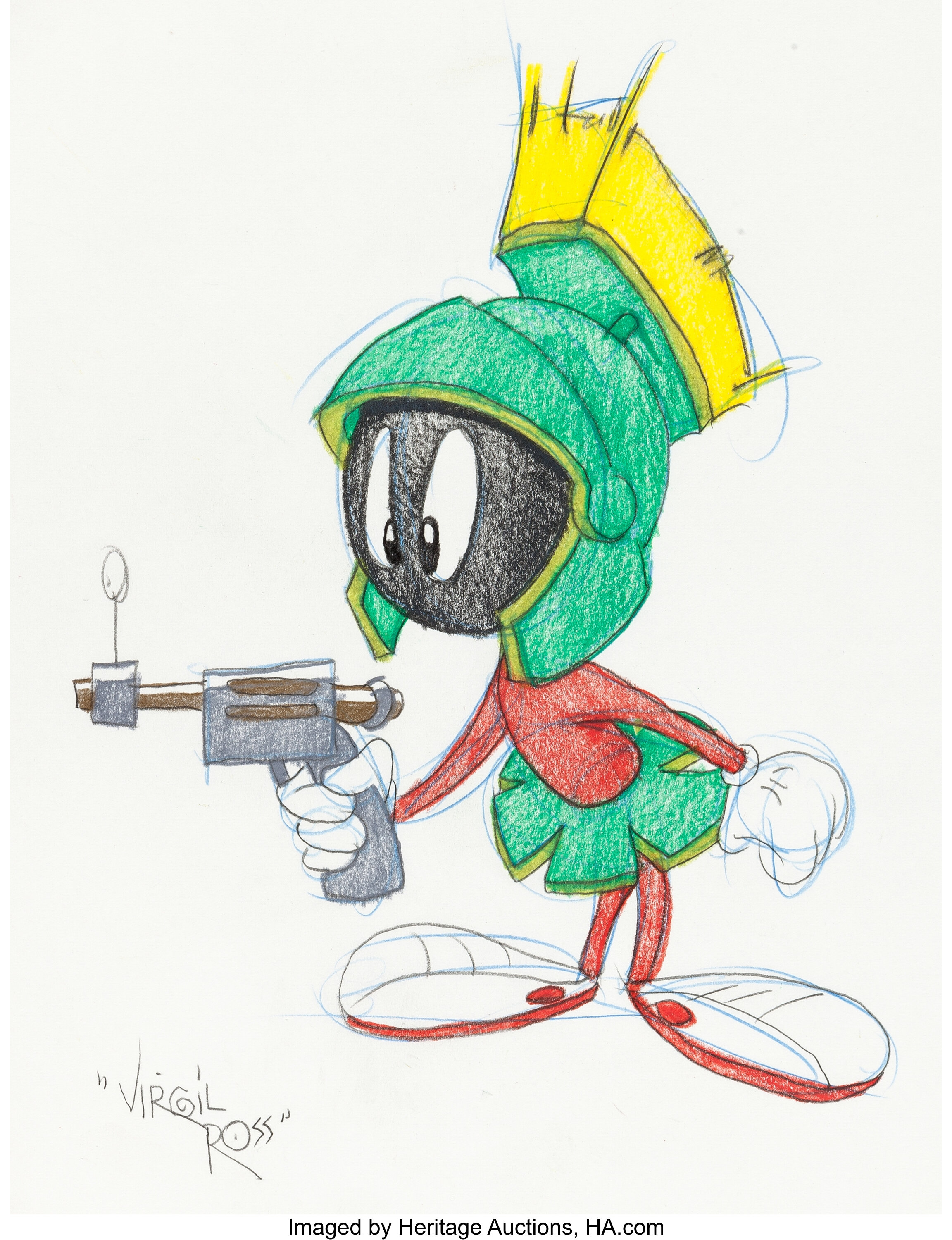 marvin the martian drawing