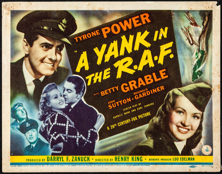 Image result for grable and power in a yank in the raf