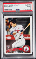 Mike Trout 2011 Topps Update #US175 Rookie. PSA Mint 9 at 's