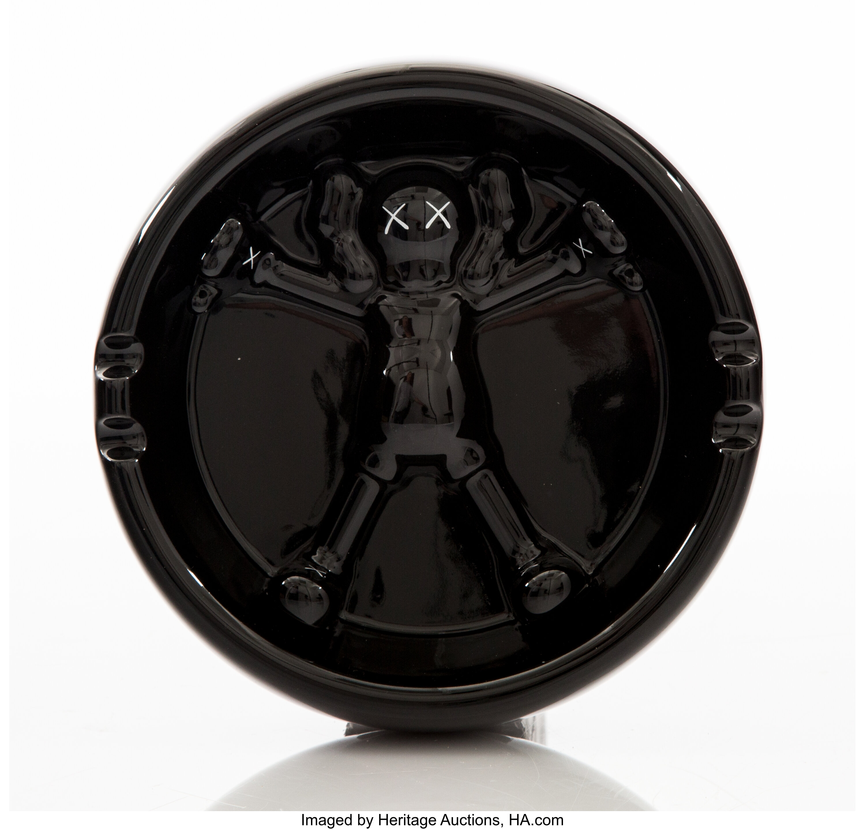 KAWS X Gallery 1950. Original Fake Ashtray, 2008. Whiteware