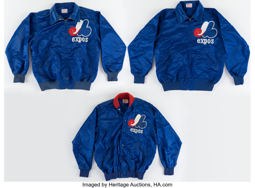 1980's Gene Kirby Montreal Expos Jackets & Travel Bag Lot of 4