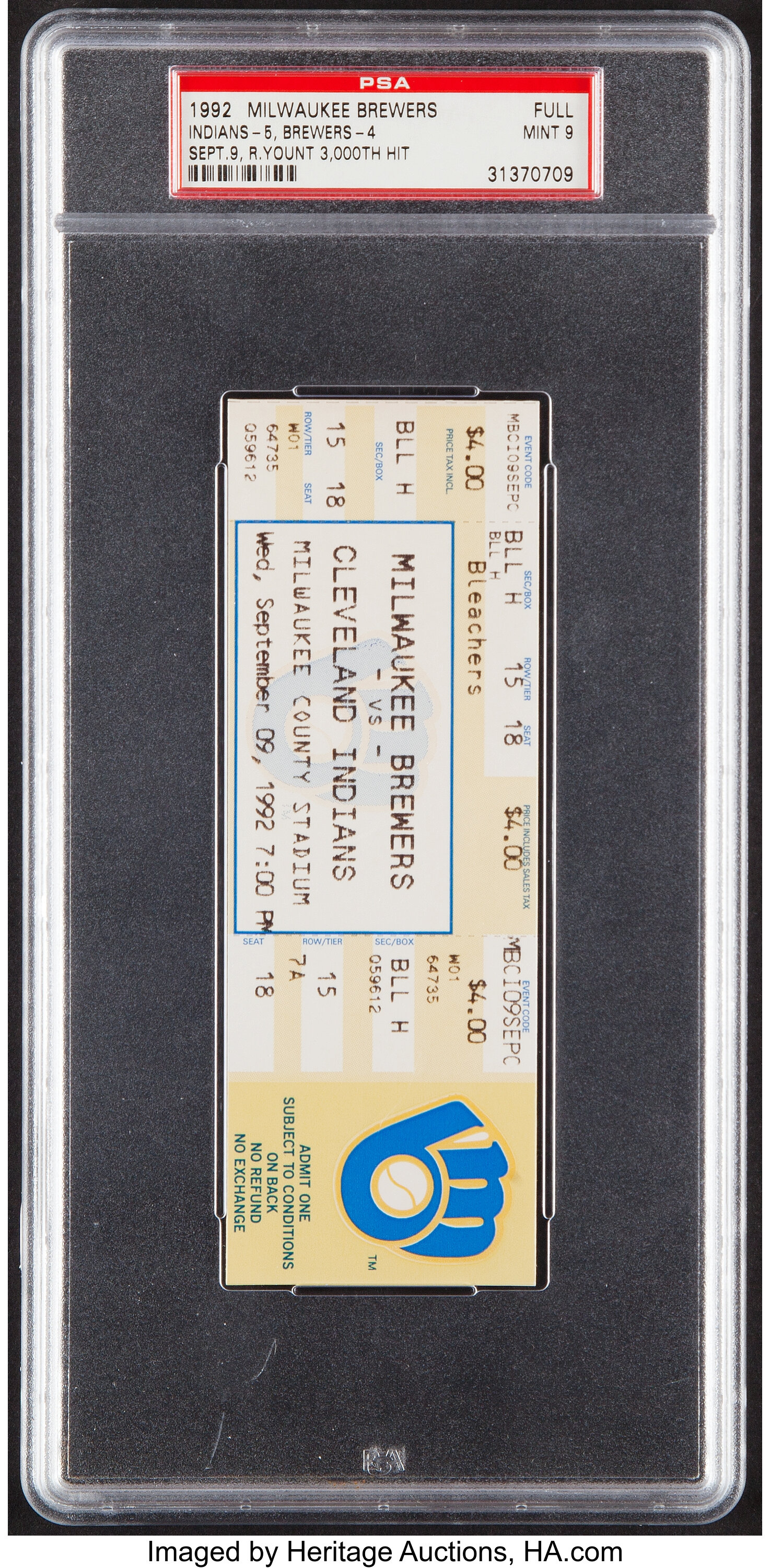 1992 Ticket Pricing