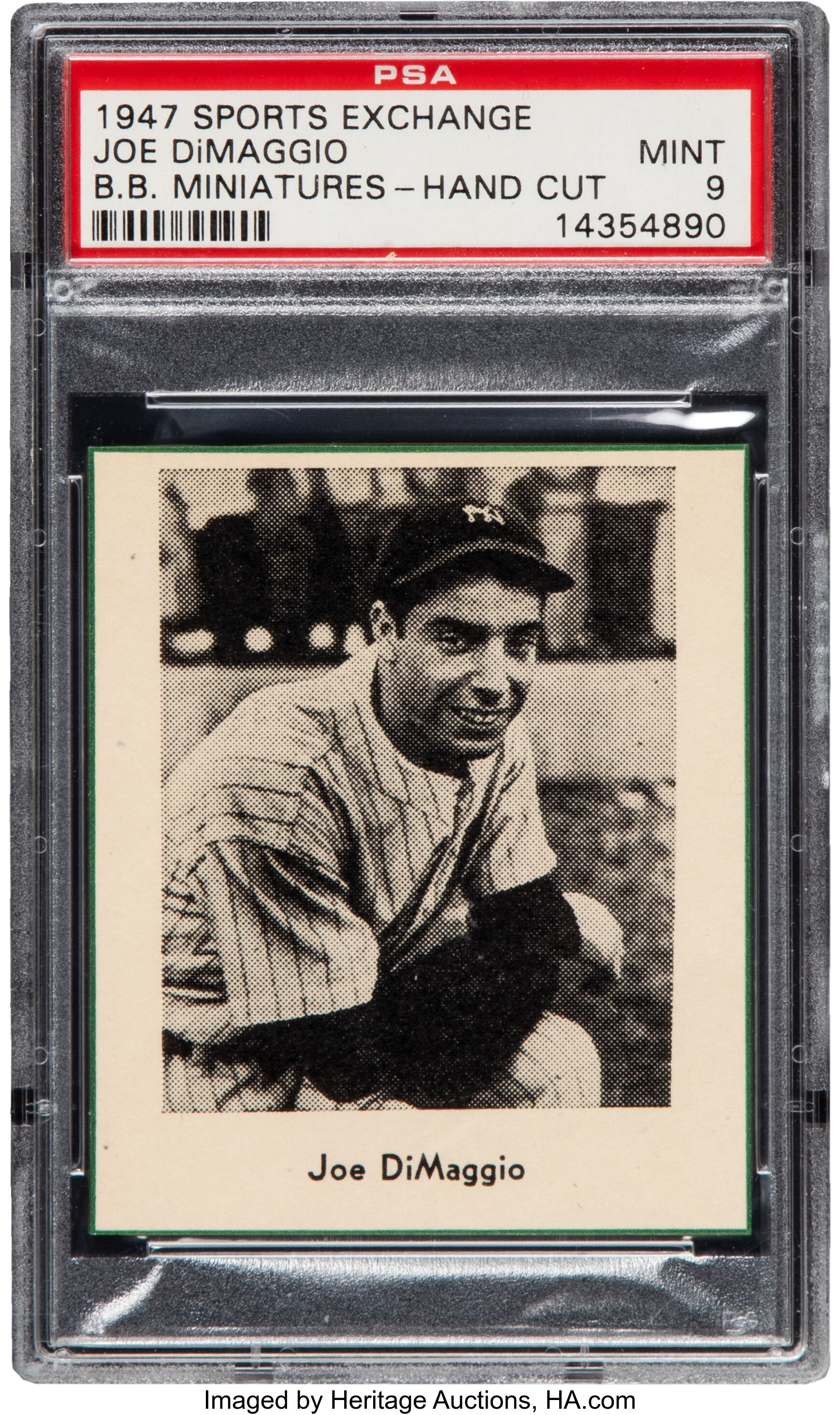 1947 Joe DiMaggio World Series Game Five Worn & Signed New York, Lot  #50069