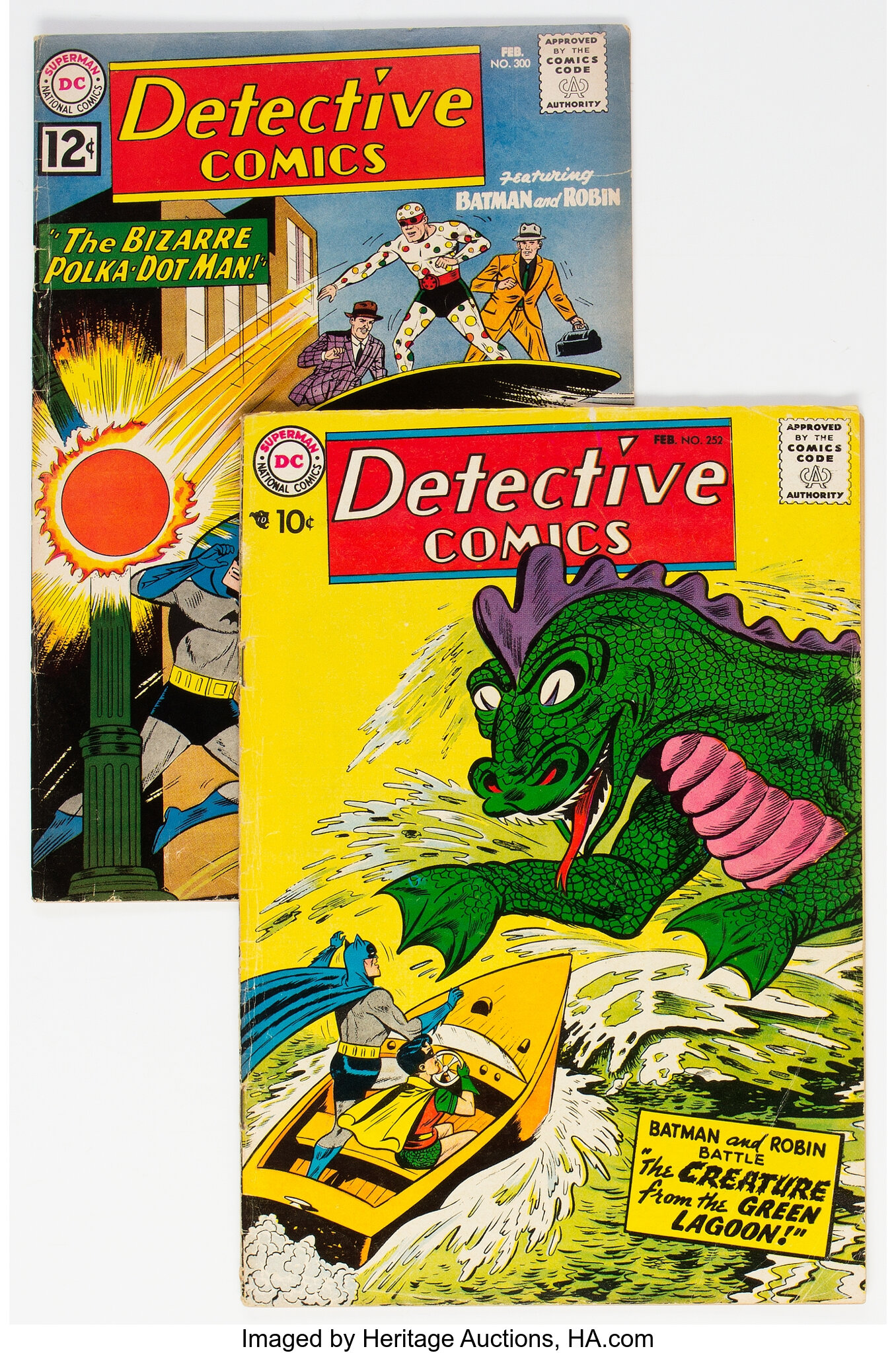 Detective Comics #252 and 300 Group (DC, 1958-62).... (Total: 2 | Lot  #15489 | Heritage Auctions