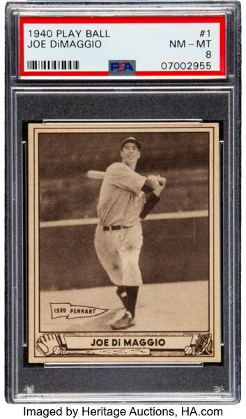 1940 Play Ball Joe DiMaggio #1 Baseball - VCP Price Guide