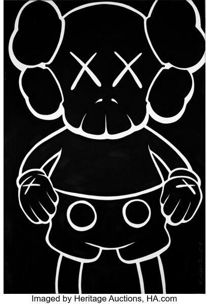 kaws companion drawing