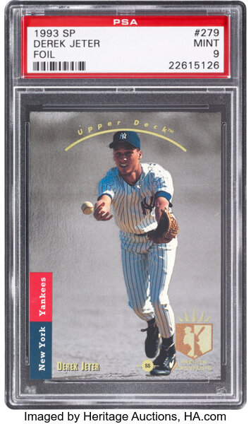 1993 Topps Derek Jeter Rookie Card - PSA 9 Mint