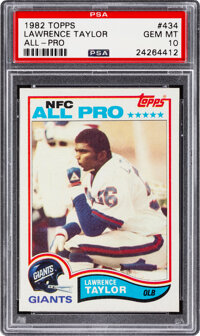 Radtke Sports 97160 Lawrence Taylor Signed York Giants