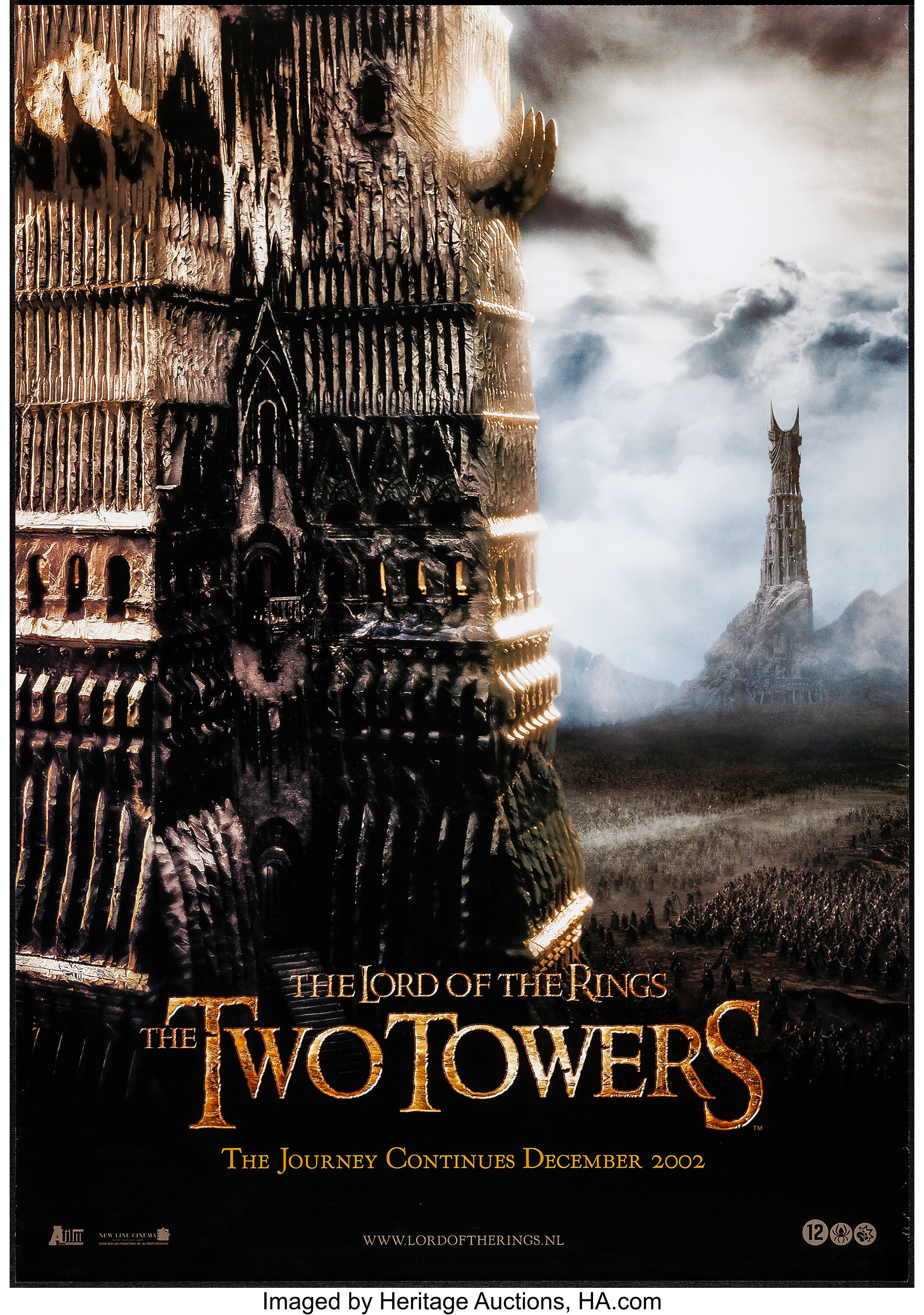 lord of the rings two towers poster