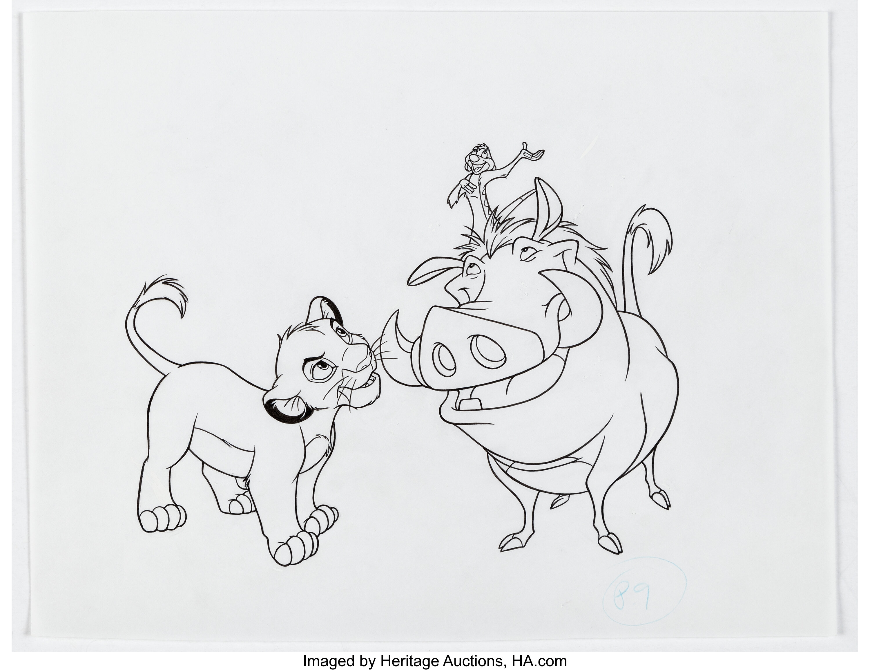 how to draw lion king characters