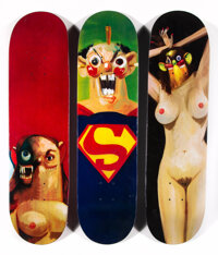 Denial Supreme Vuitton Smashup Pill Skateboard Deck (Edition of 10) Grey -  US