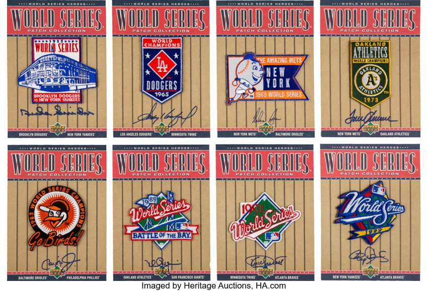 2002 Upper Deck World Series Heroes Patch Collection Complete Set