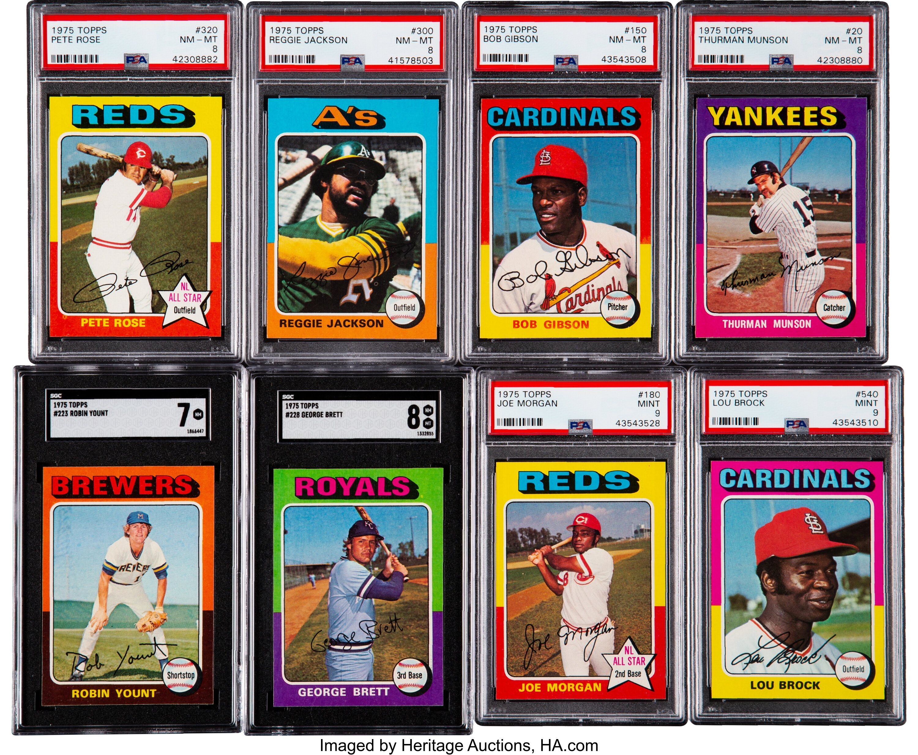 1975 Topps Baseball Complete Set Ex to Ex/Mint