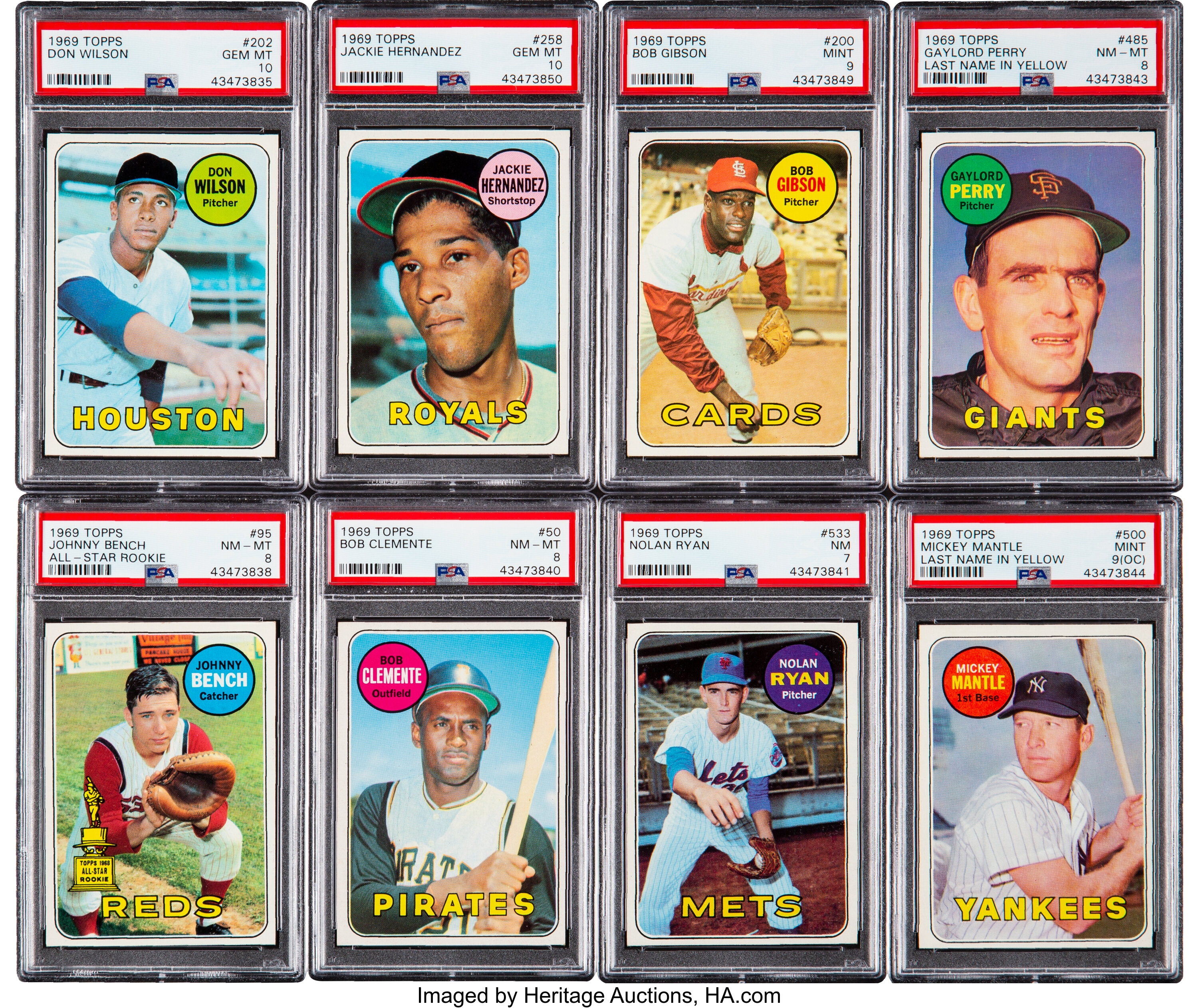 1969 Topps Baseball Complete Set (664). Baseball Cards Sets Lot