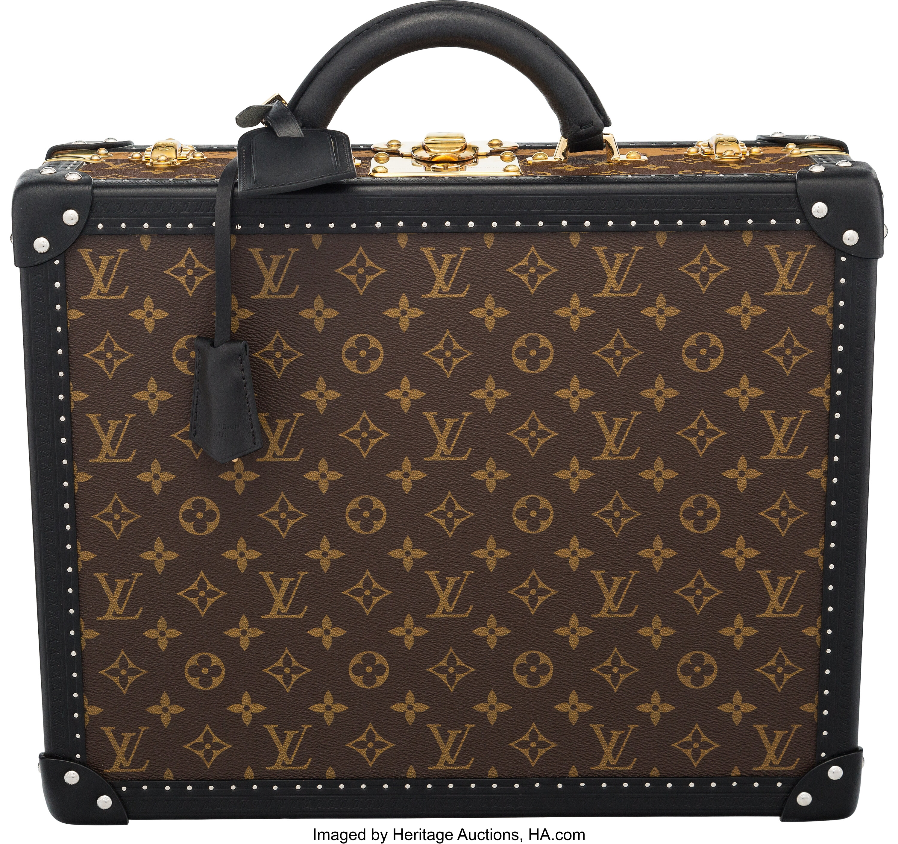 Louis Vuitton Briefcase Trunk in Coated Canvas with Silver-tone - US