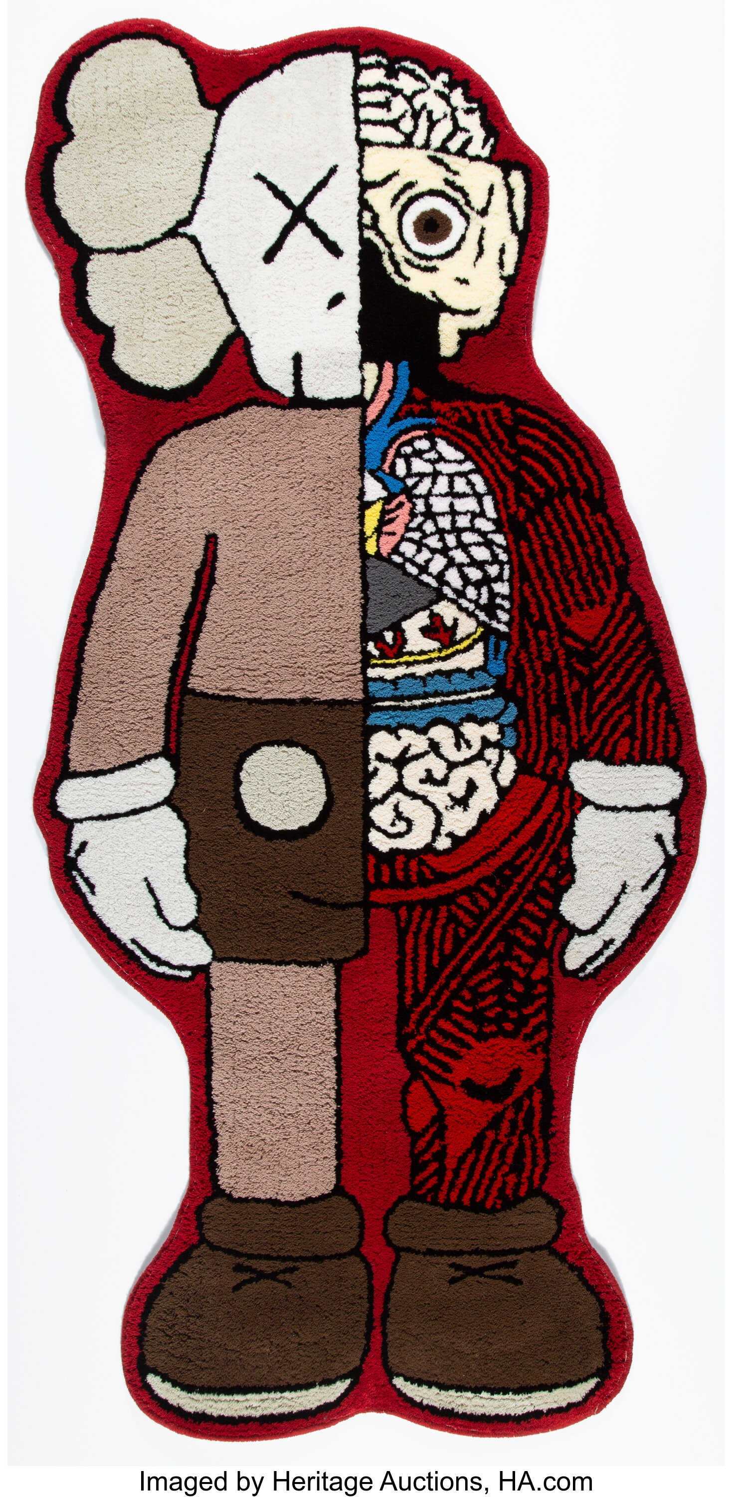 KAWS X OriginalFake X Gallery 1950. Companion Mat, 2016. Polyester