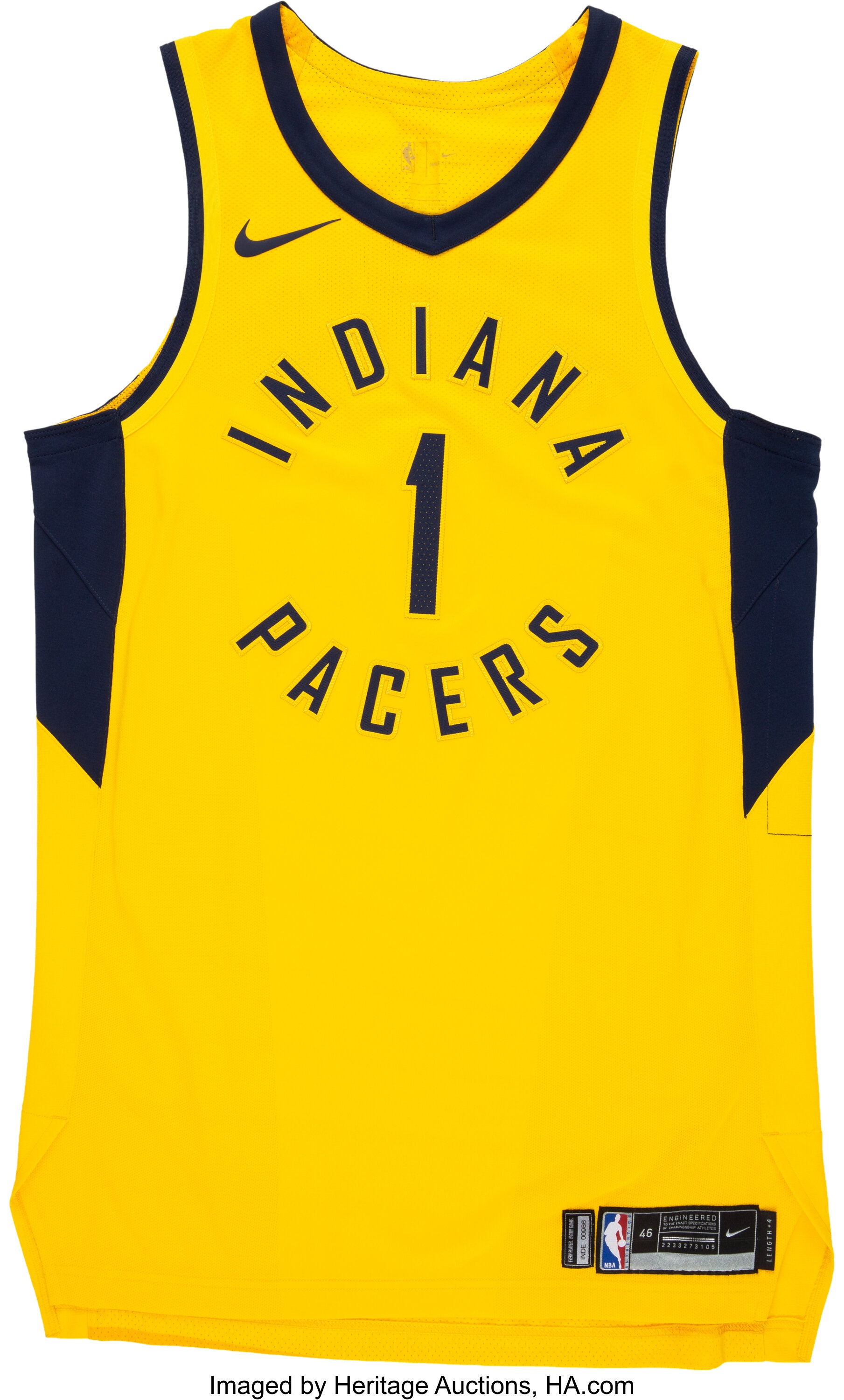 2017-18 Lance Stephenson Game Worn Indiana Pacers Jersey with NBA | Lot ...