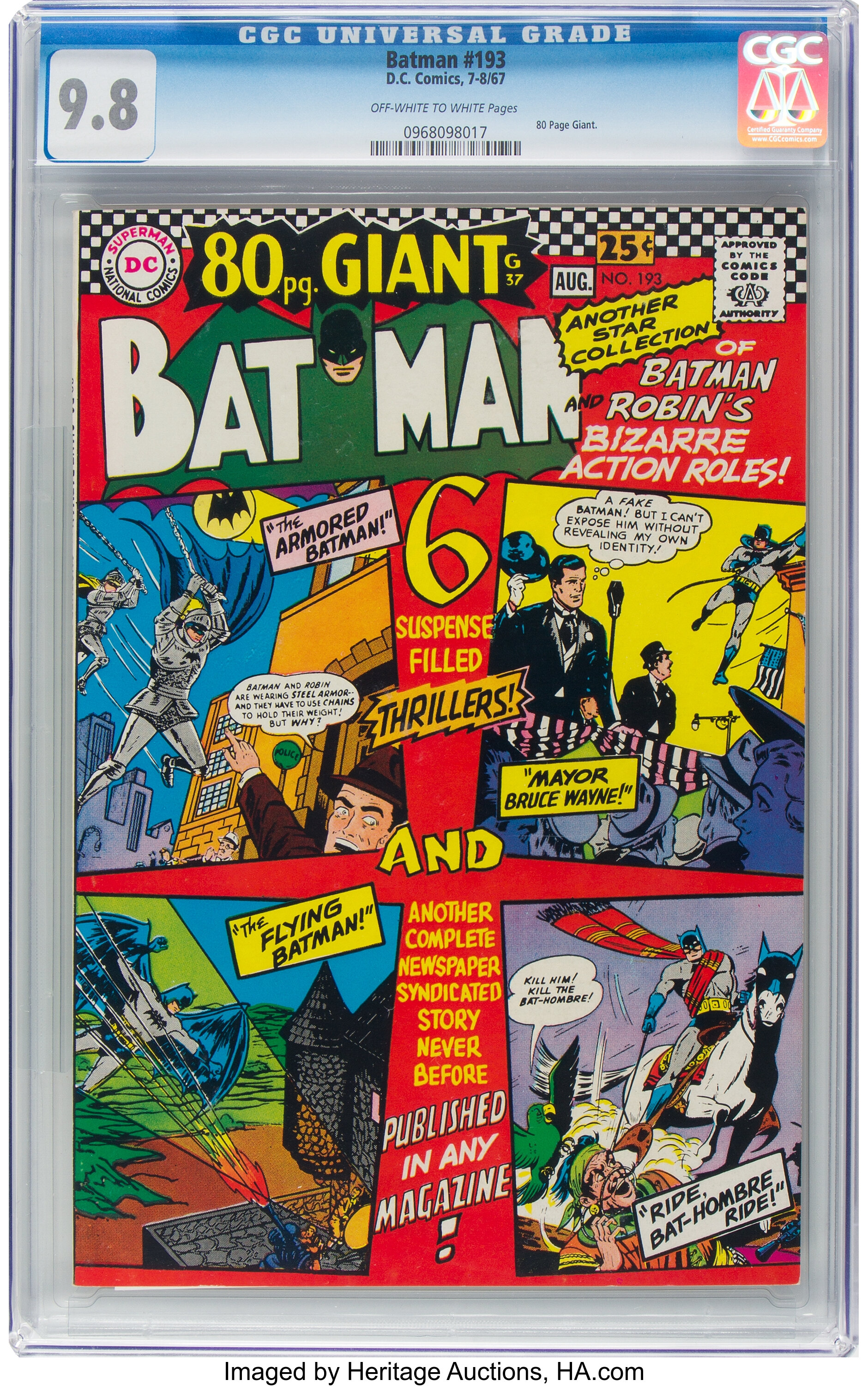 How Much Is Batman #193 Worth? Browse Comic Prices | Heritage Auctions