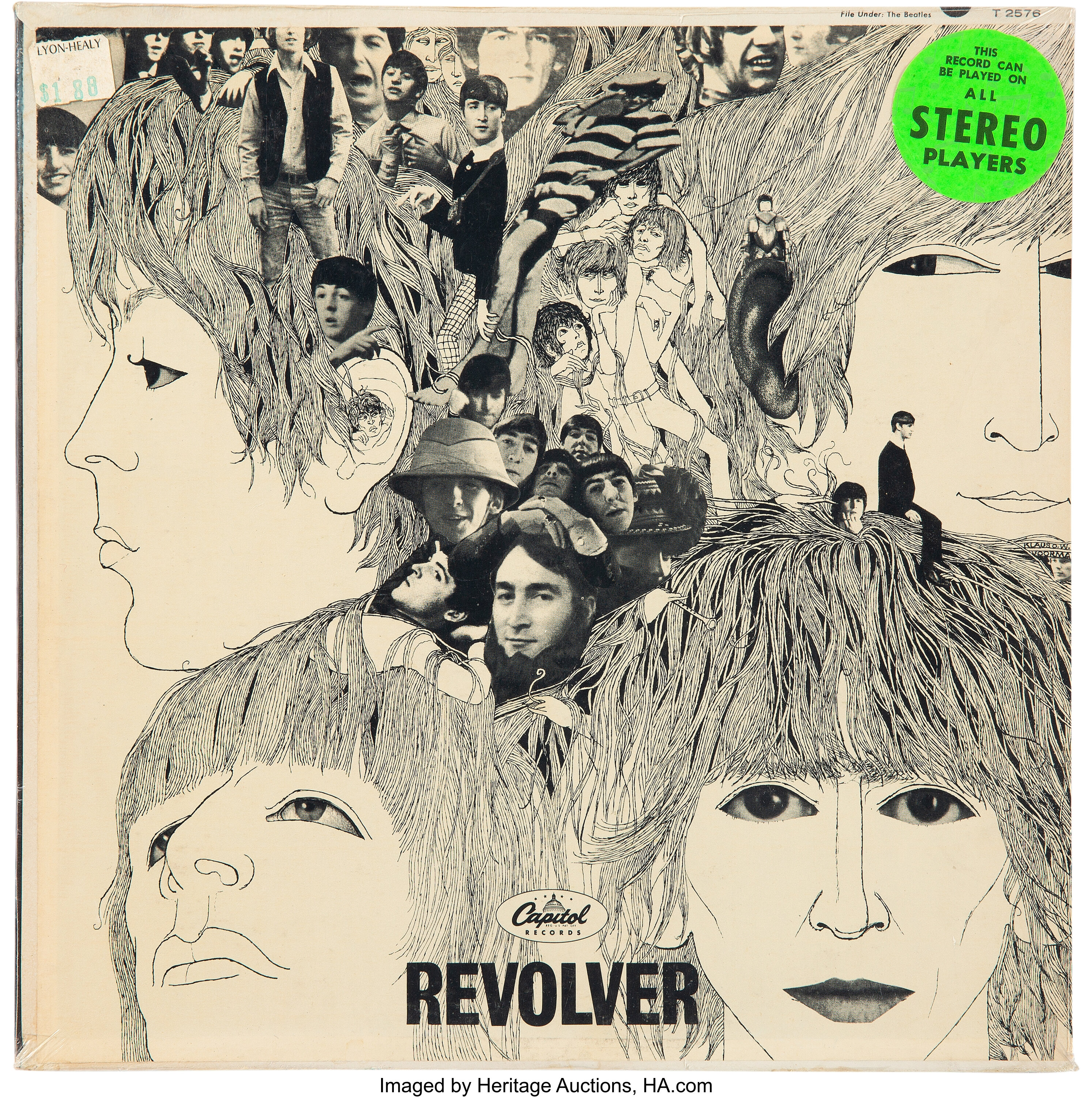 The Beatles Revolver Mono Vinyl Lp Still Sealed Capitol T 2576 Lot 225 Heritage Auctions