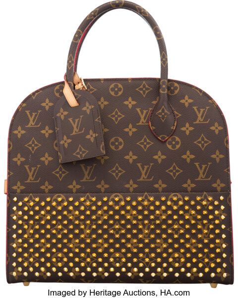 Louis Vuitton - Christian Louboutin at work for the Louis Vuitton  Celebrating Monogram Collection.