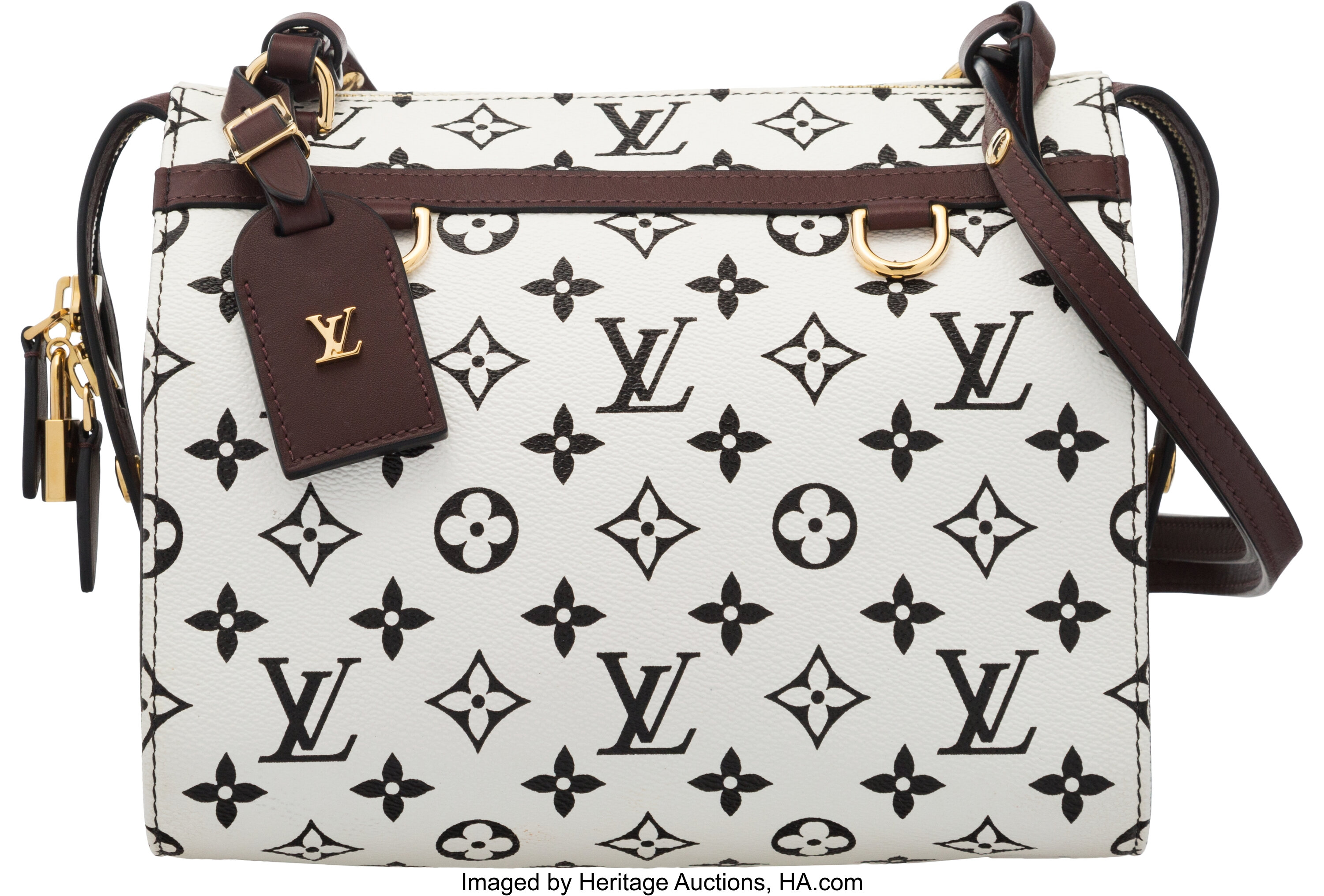 Louis Vuitton Black & White Monogram Canvas Amazon PM | Lot #16065 | Heritage Auctions