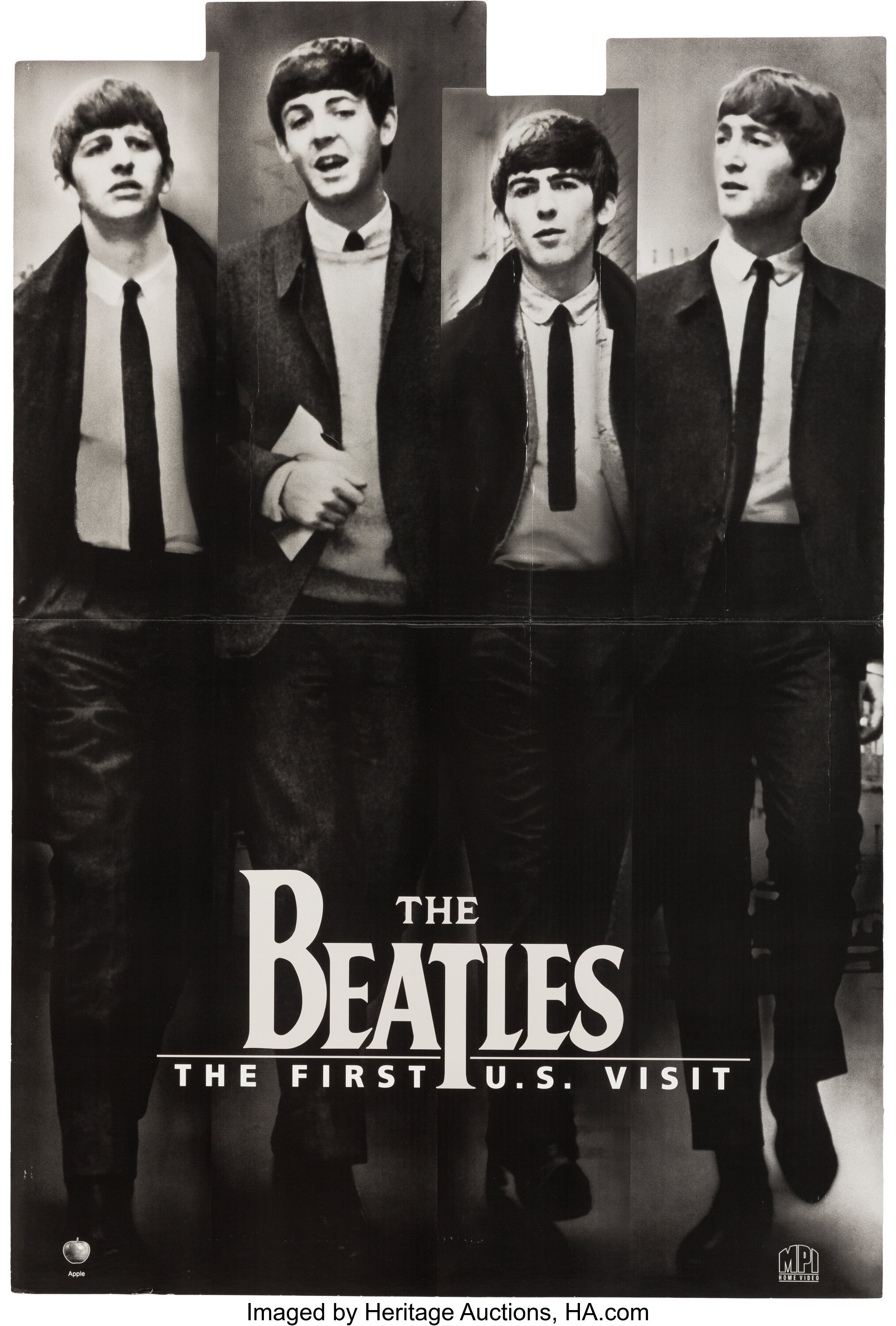 The Beatles The First U.S. Visit Display With Limited Edition Litho ...