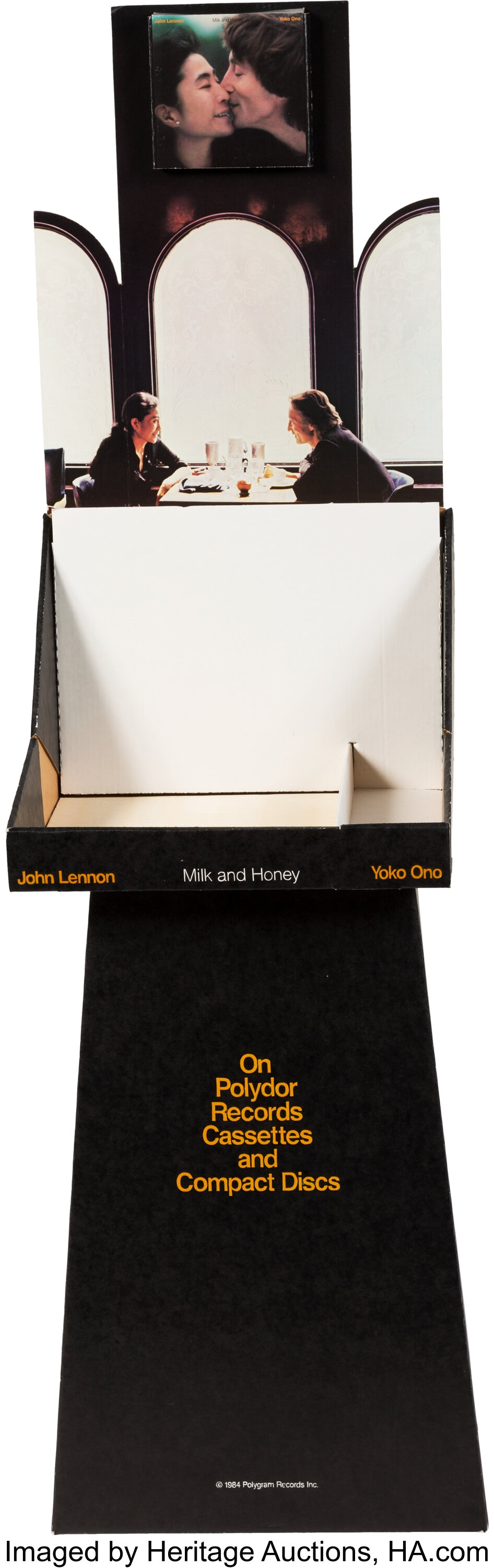 John Lennon and Yoko Ono Milk and Honey Display With Instructions