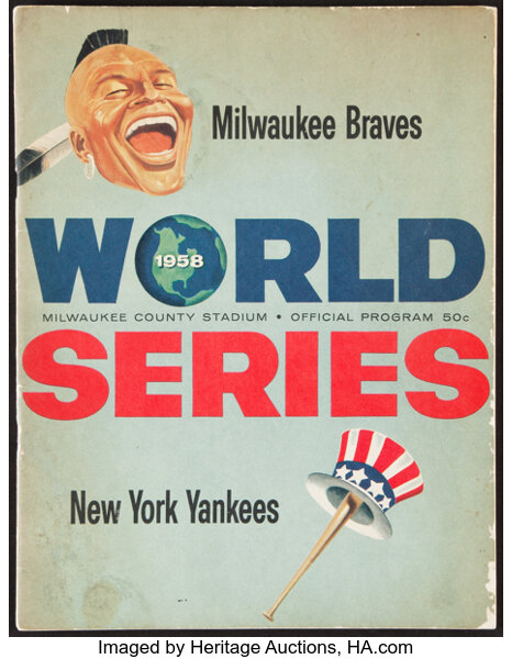 Sports Memorabilia  1958 NY Yankees World Series Signed Baseball