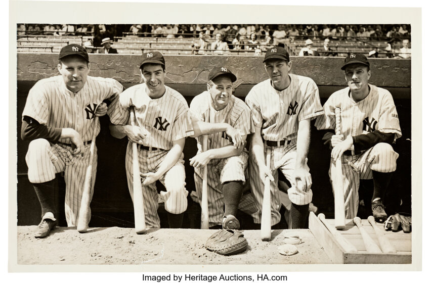 Lot Detail - 1927 New York Yankees Team Type 2 Photo (8x10) c. 1960s of  the Classic 1927 Cosmo-Sileo Photo - PSA/DNA Letter of Authenticity