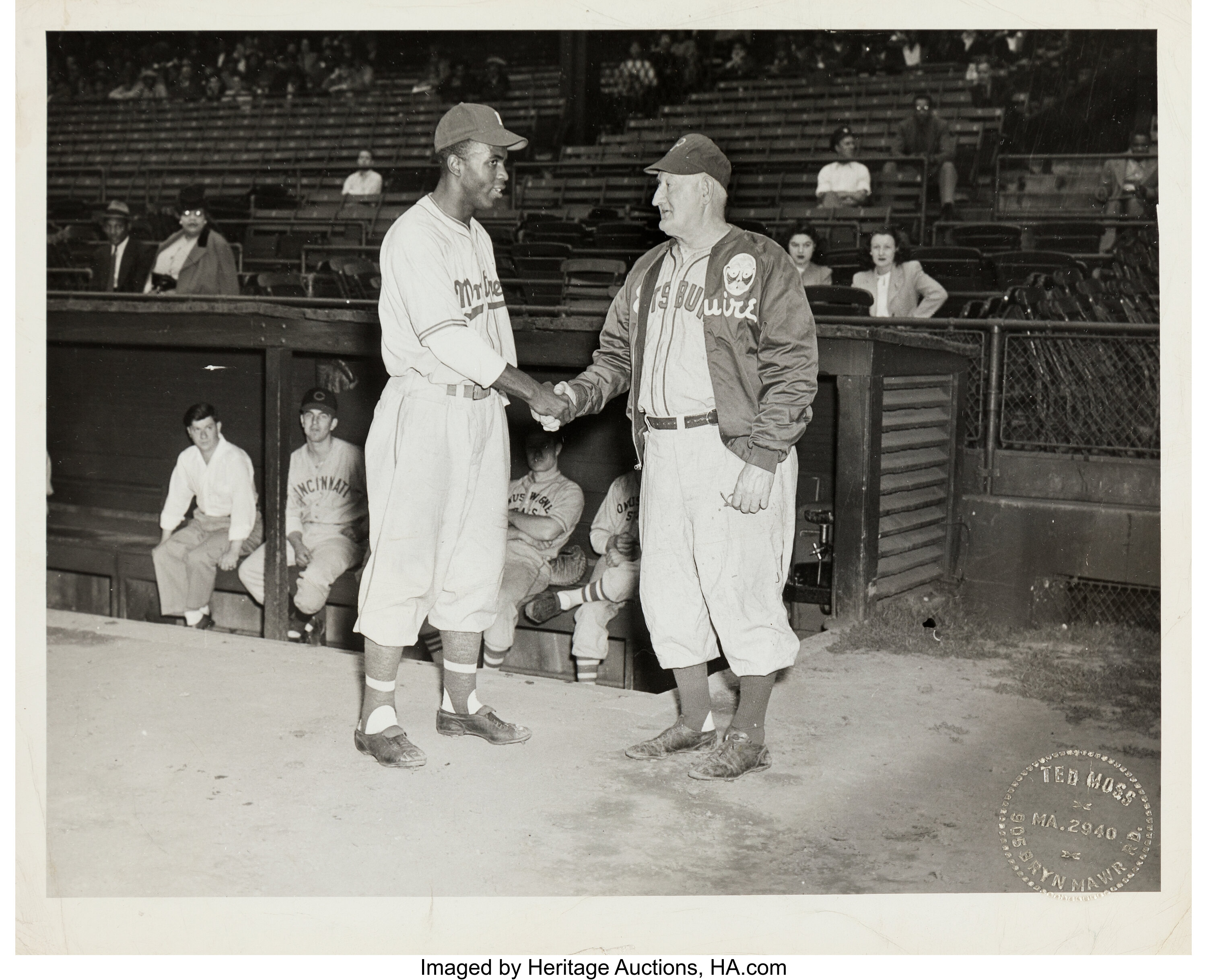 Honus Wagner wore this Pirates jersey in 1946