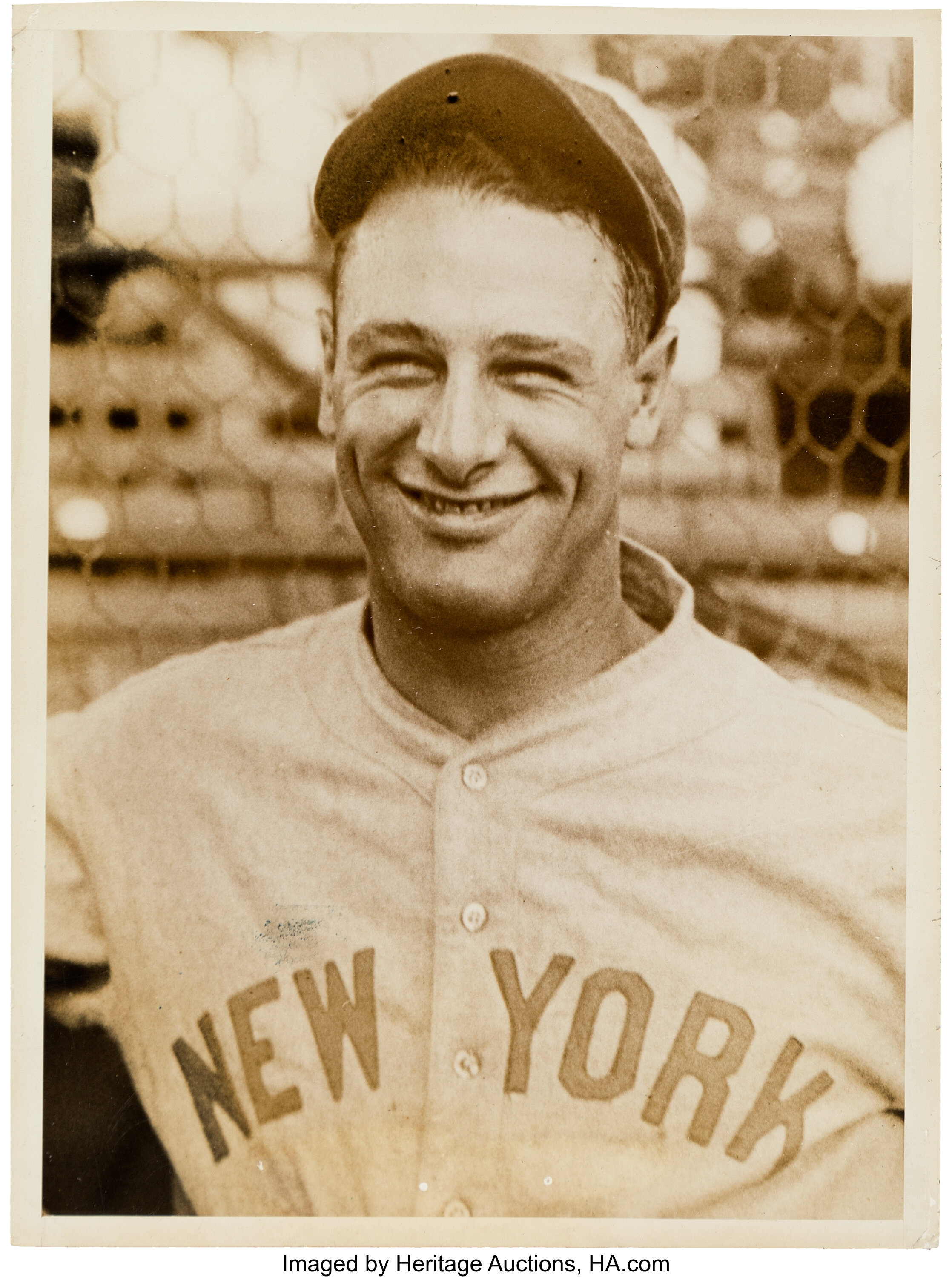 1939 Lou Gehrig Farewell Speech Original News Photograph, PSA/DNA, Lot  #50102