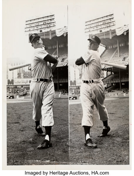 Lot Detail - INCREDIBLE 1951 MICKEY MANTLE ORIGINAL PHOTOGRAPH WEARING #7  FOR THE VERY FIRST TIME - ONLY KNOWN EXAMPLE FROM HIS 1ST GAME IN ONE OF  BASEBALL'S MOST ICONIC JERSEY NUMBERS 