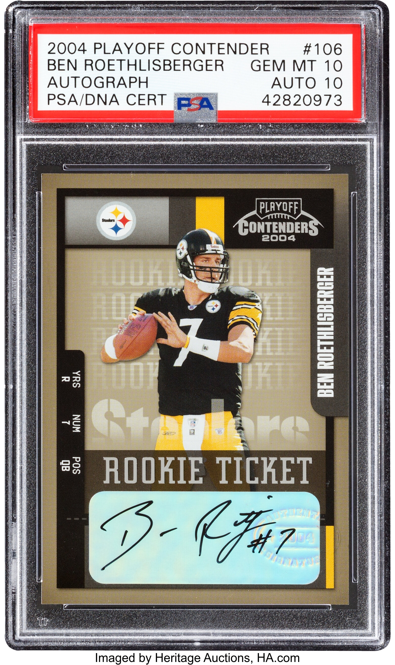 Ben Roethlisberger Rookie Card and Autographed Memorabilia Guide