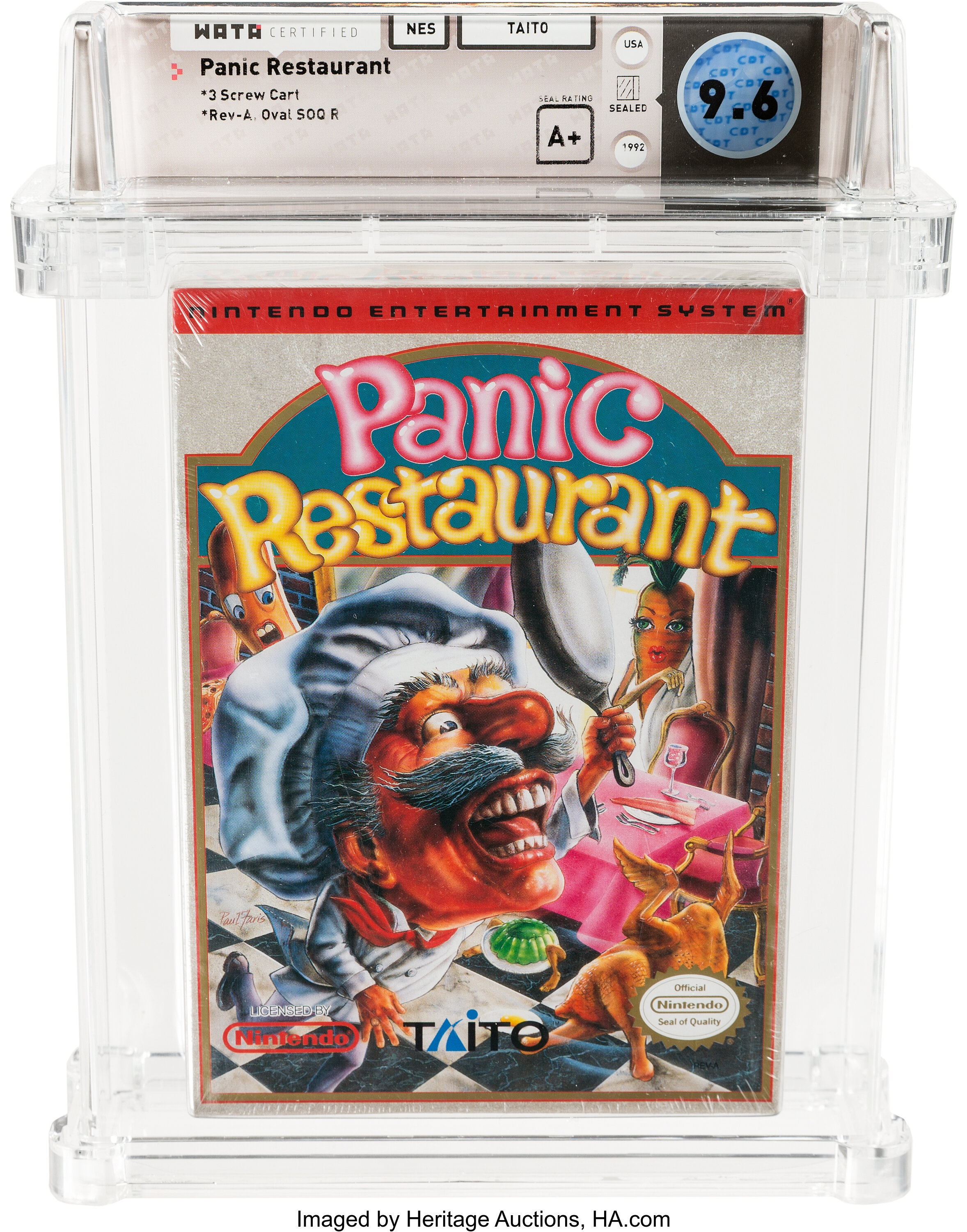 Panic restaurant clearance nes