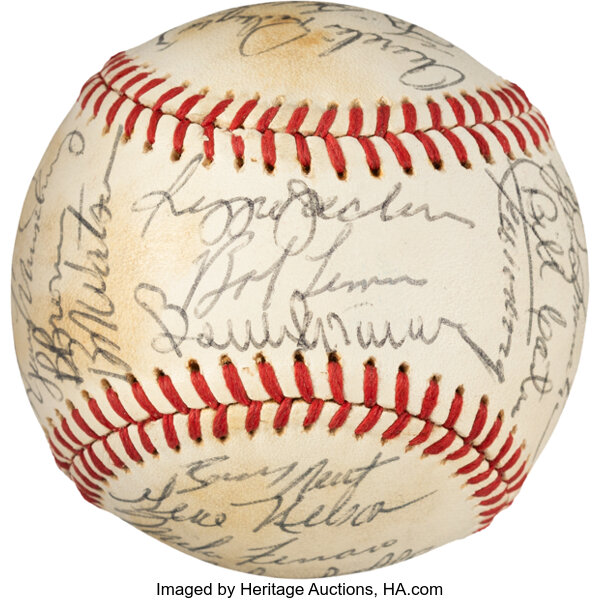 Dave Winfield Autograph Baseball New York Yankees 100 Anniversary Ball at  's Sports Collectibles Store