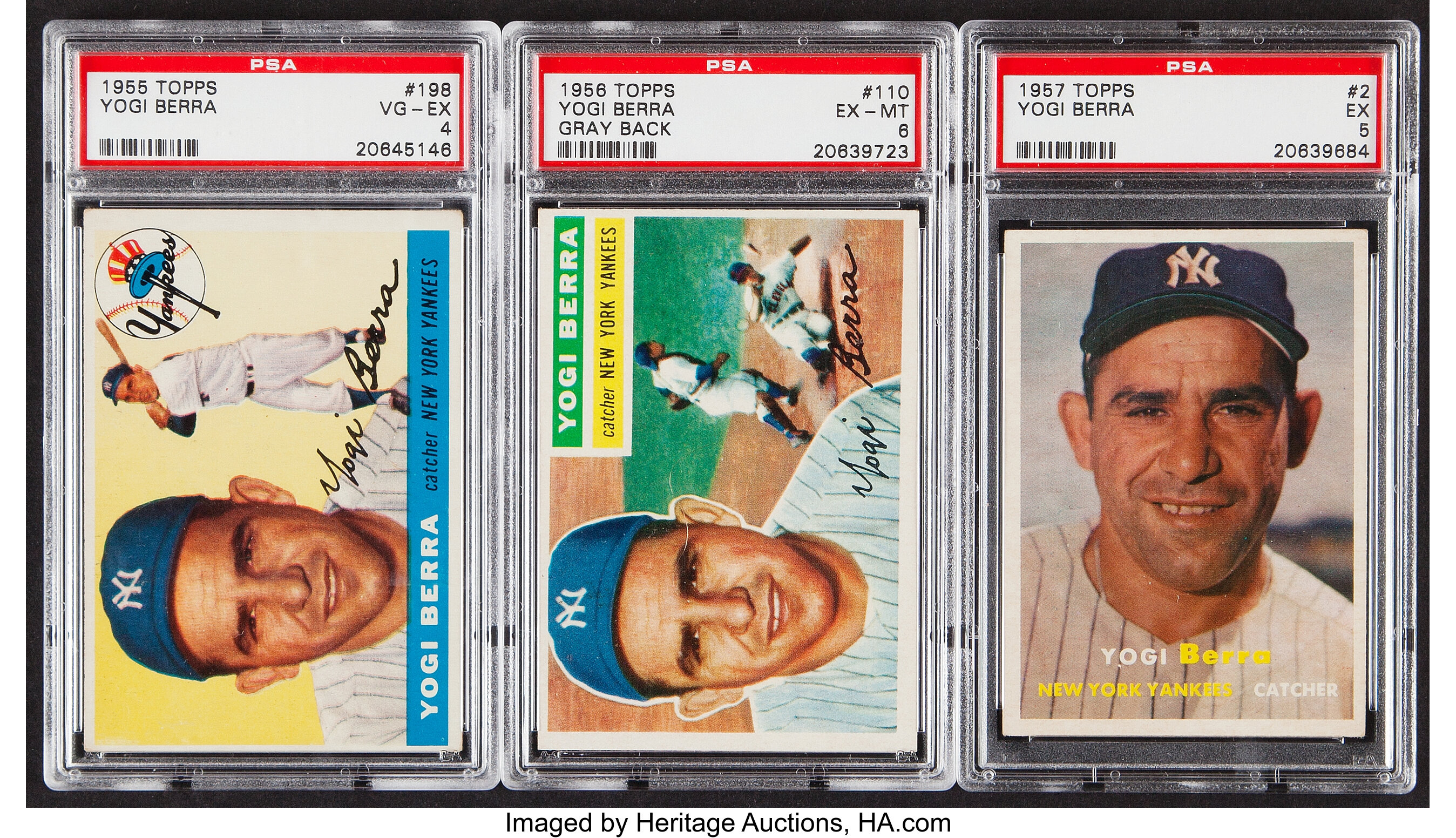 1957 Topps #2 Yogi Berra 6 - EX/MT