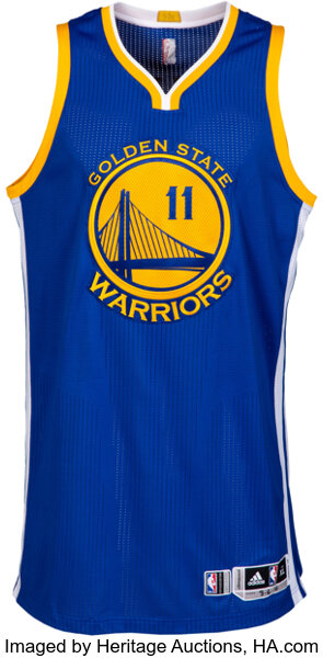 Klay Thompson - Golden State Warriors - Classic Edition 1984-87 Home Style  Game-Worn Jersey - 2017-18 Season