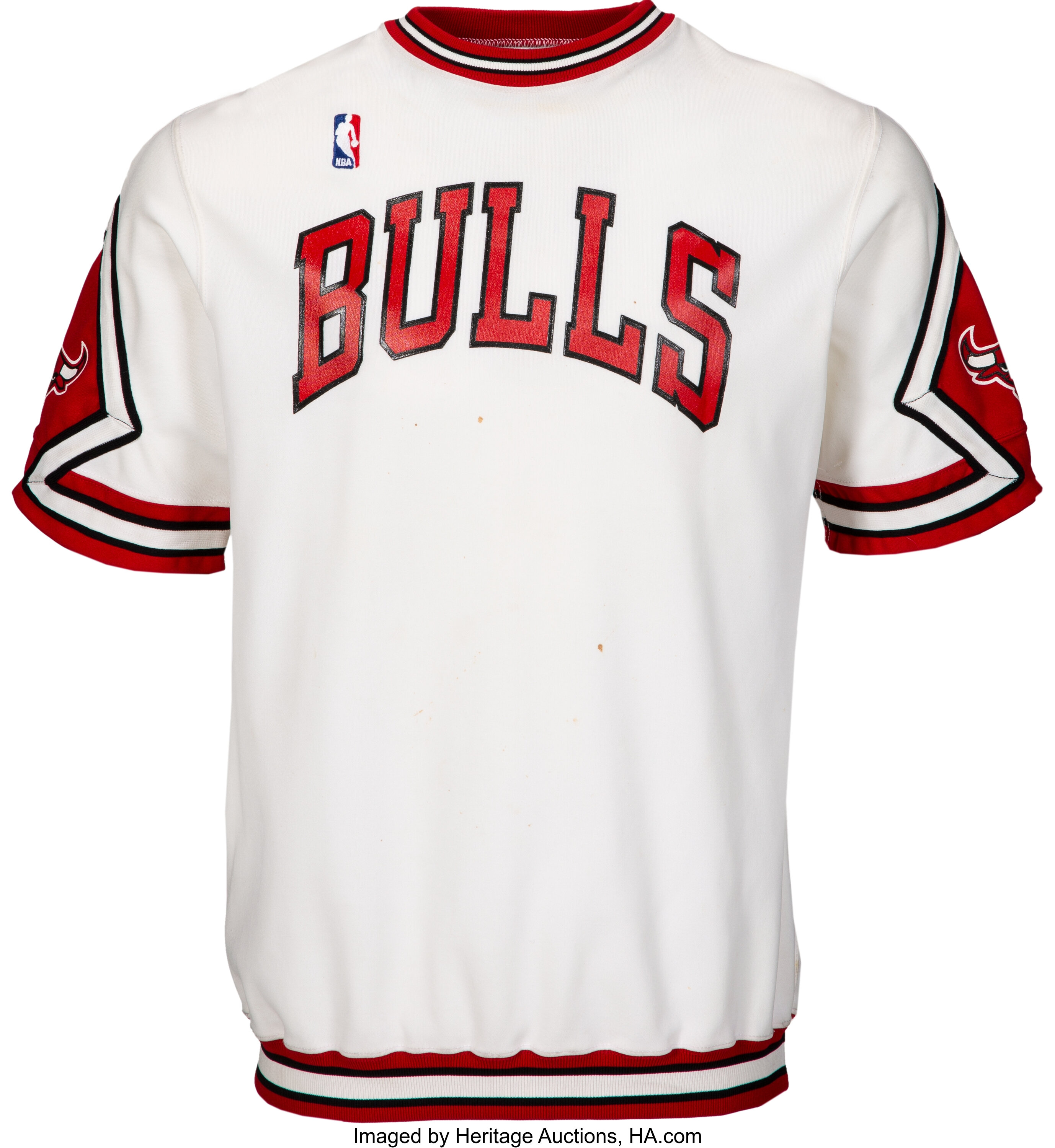 Mitchell & Ness White Chicago Bulls 1987-88 Authentic Shooting Shirt S