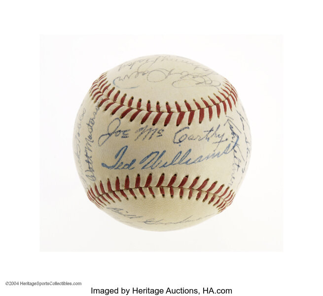 Sell or Auction Your 1950 New York Yankees Baseball Signed Autographs