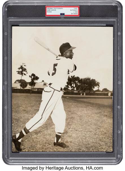 Henry Aaron as a Rookie, Photograph
