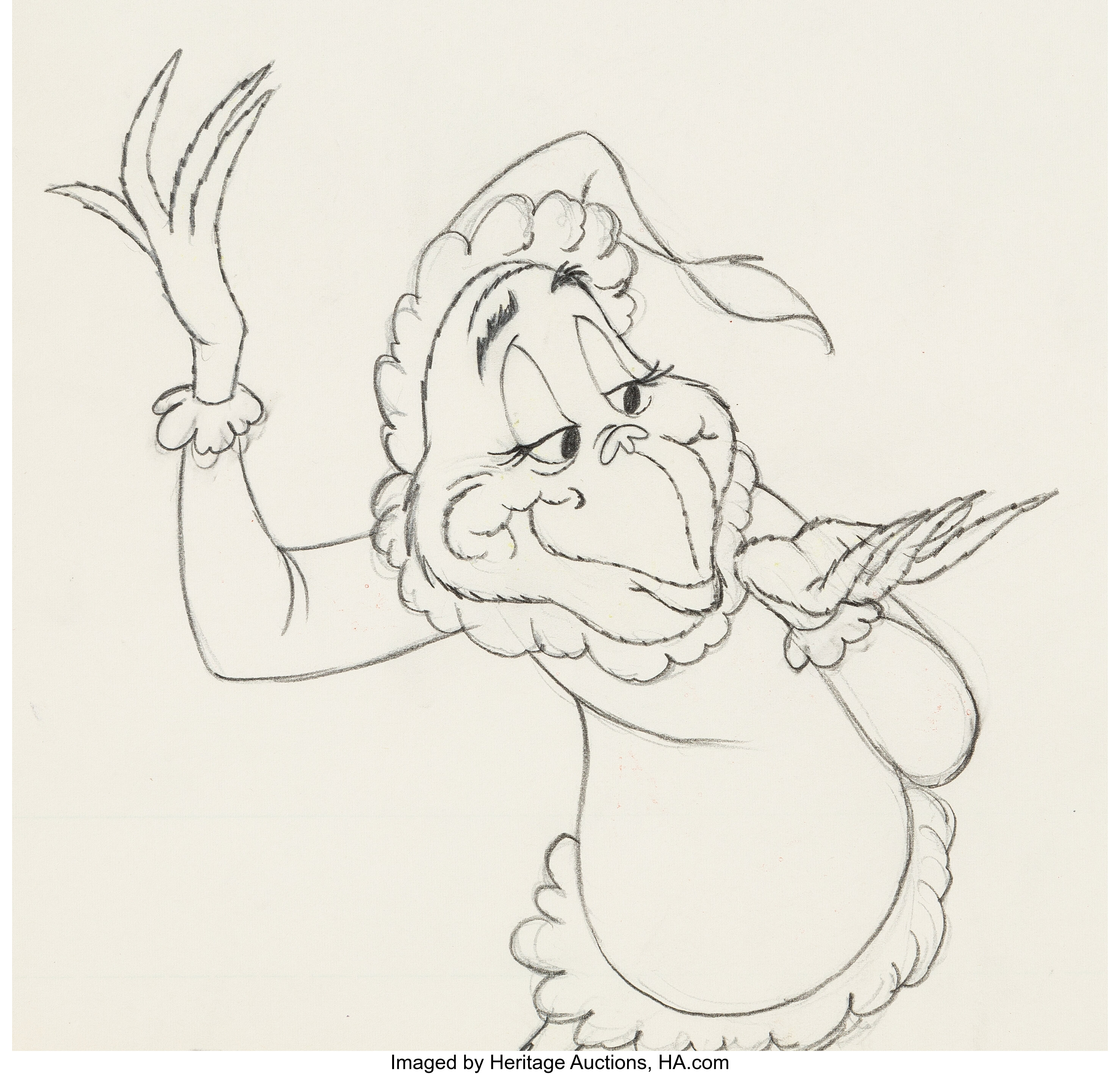 Dr. Seuss' How the Grinch Stole Christmas Grinch Animation Drawing