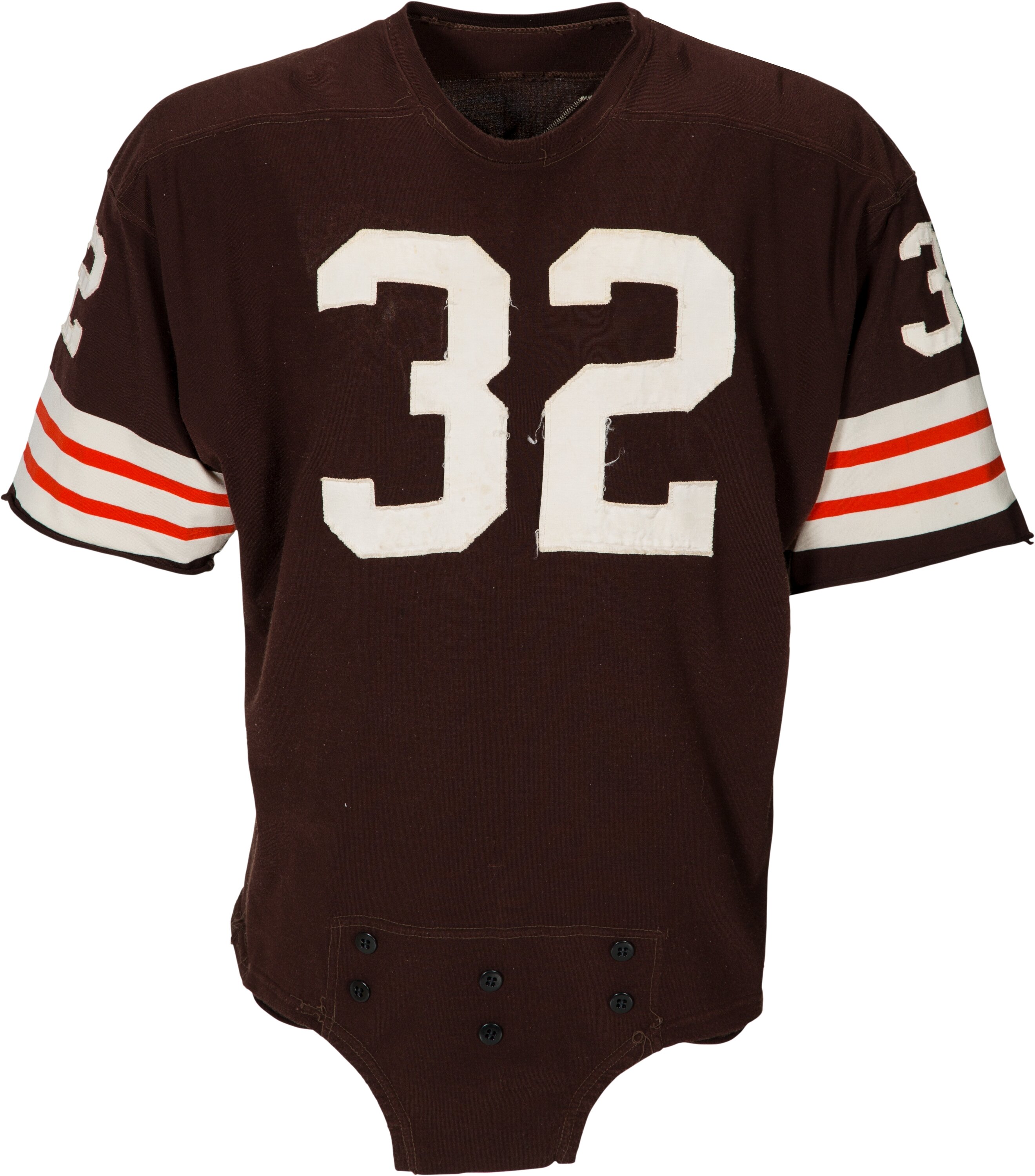 1964 Jim Brown Game Worn Cleveland Browns Jersey. Football, Lot #56090