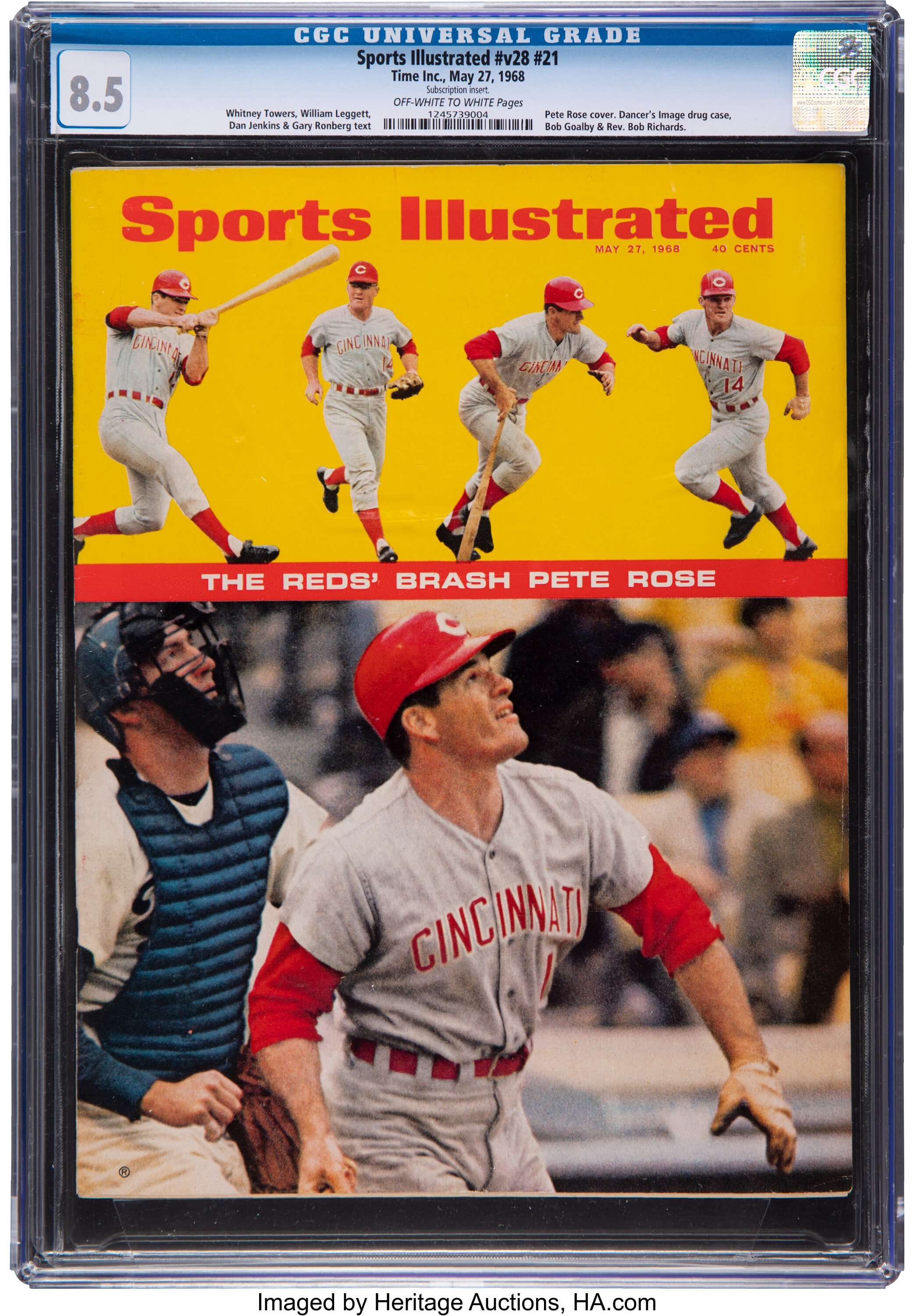 Cincinnati Reds Pete Rose Sports Illustrated Cover by Sports Illustrated