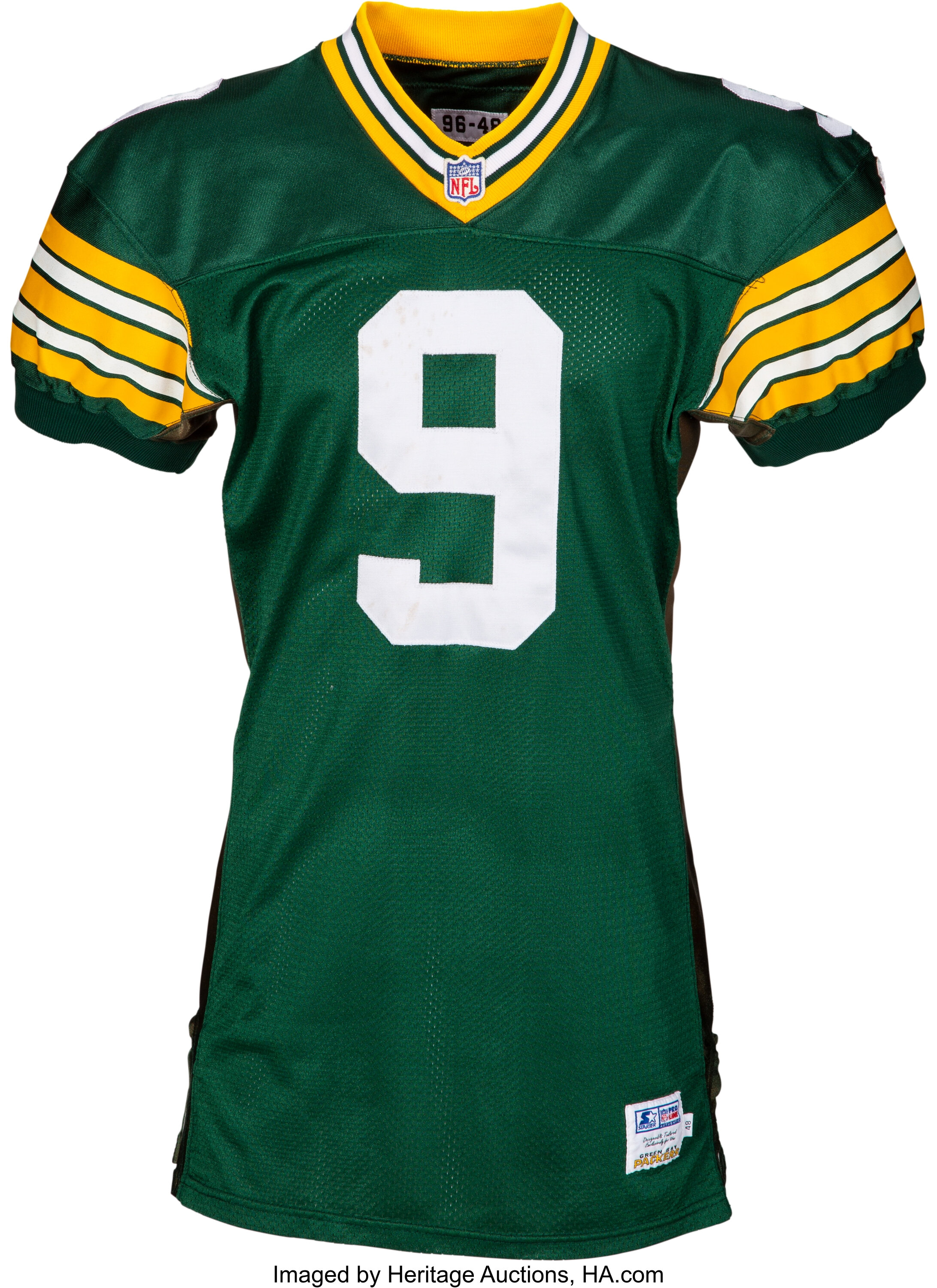 green bay packers game worn jersey