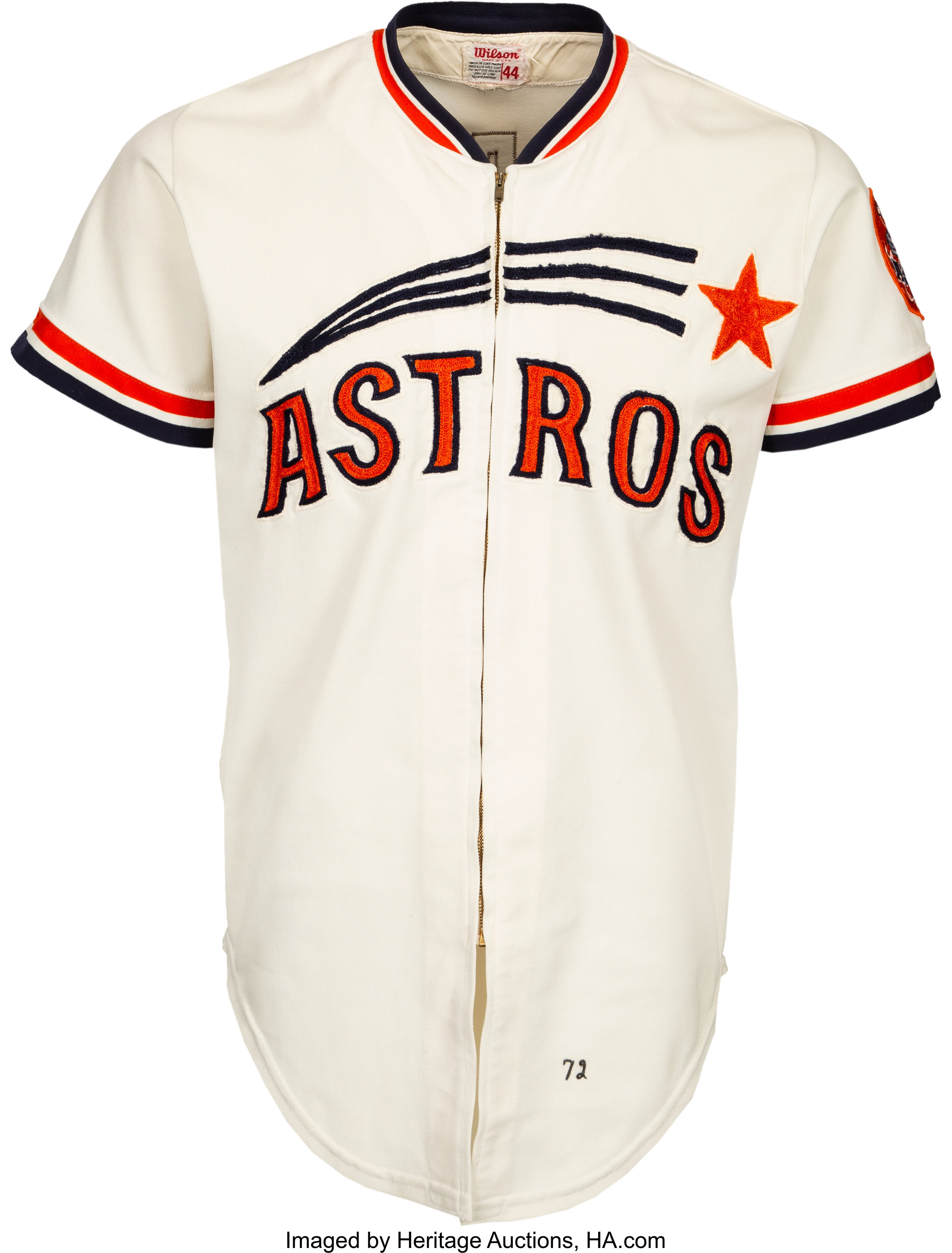 1972 Jim Ray Game Worn Houston Astros Jersey. Baseball