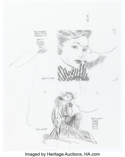 Original Comic Art:Miscellaneous, Dave Sim "The Strange Death of Alex Raymond" Preliminary A...