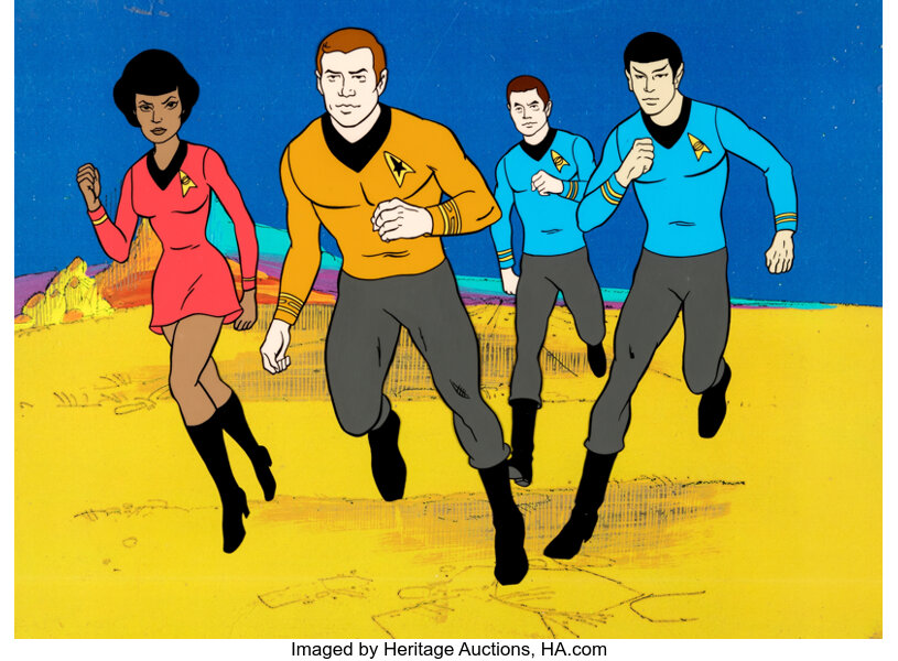 Star Trek The Animated Series Captain Kirk Mr Spock Dr - 