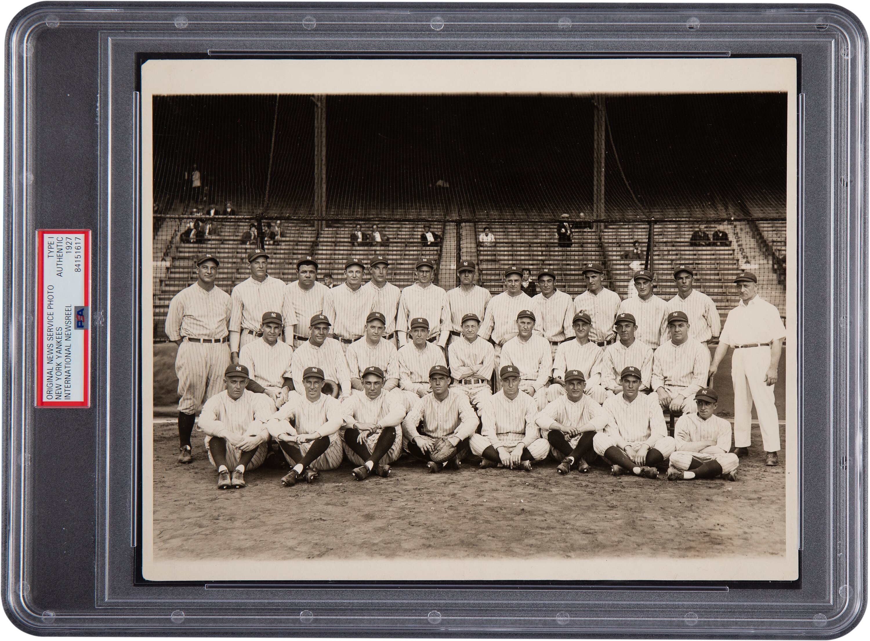 1927 New York Yankees Team Photograph, PSA/DNA Type 2. Baseball