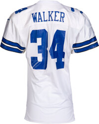 Lot Detail - Circa 1987 Herschel Walker Dallas Cowboys Game-Used White  Jersey (Repairs)